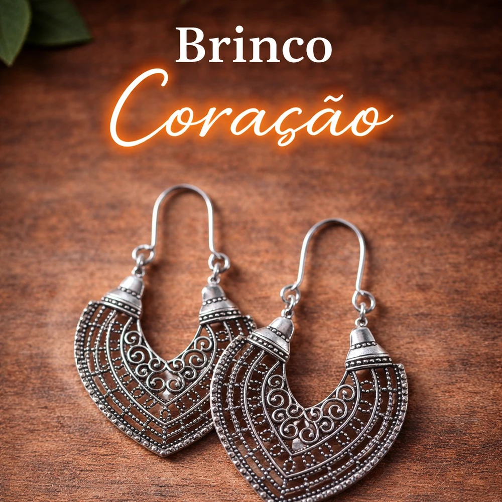 Brinco coração - Encanto Astral